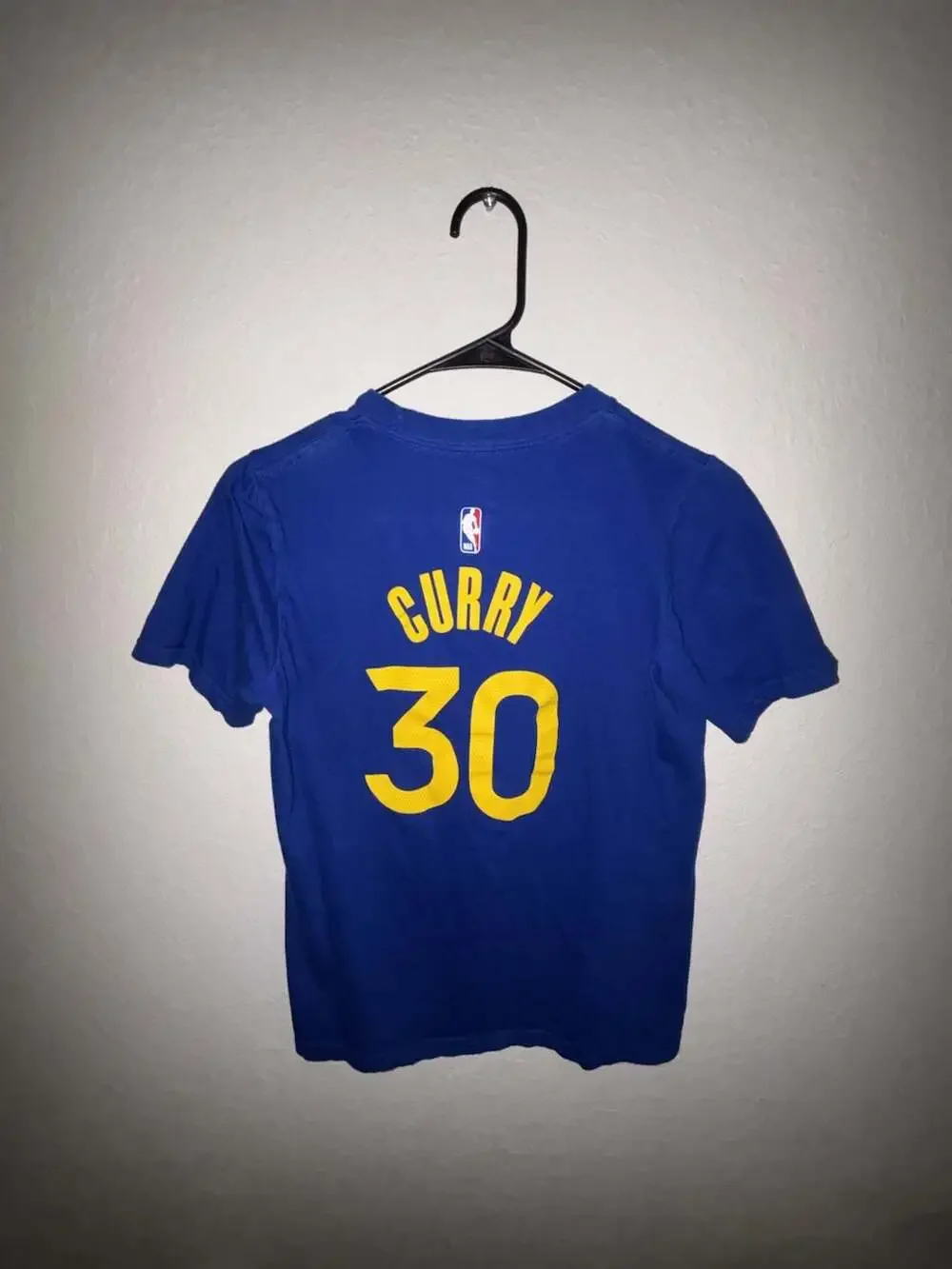 Nike Youth Golden State Warriors Stephen Curry #30 Name & Number Royal T-Shirt